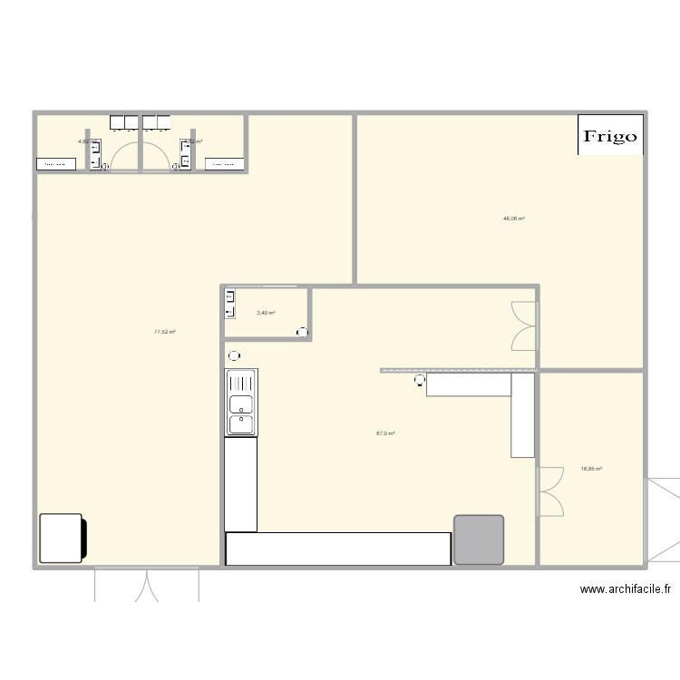 #1 base de lay out. Plan de 0 pièce et 0 m2