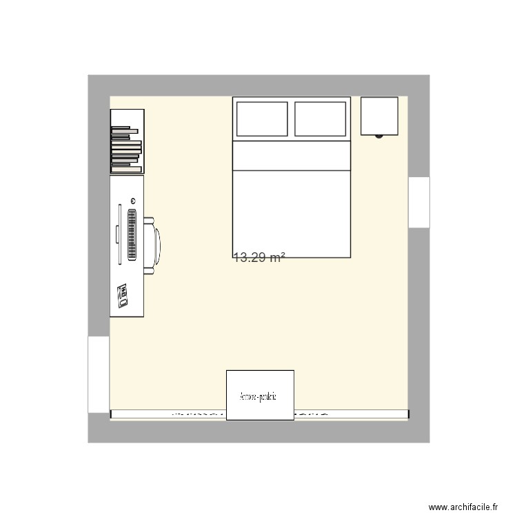 chambre ami . Plan de 0 pièce et 0 m2