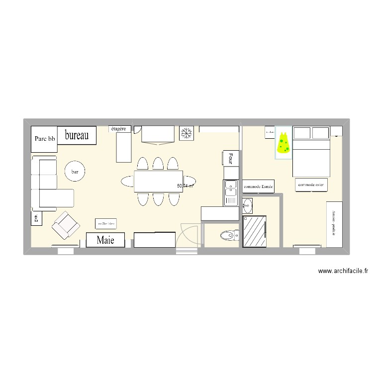 Maison Herbau. Plan de 0 pièce et 0 m2