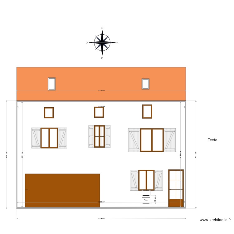 facade FUTURE. Plan de 0 pièce et 0 m2