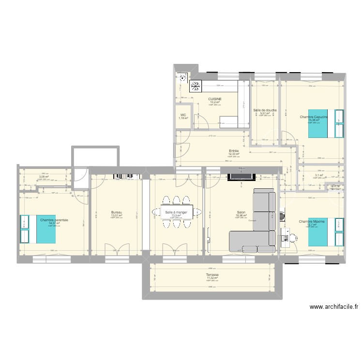 Chamalières. Plan de 0 pièce et 0 m2