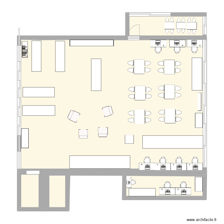 Proposition plan CDI. Plan de 5 pièces et 129 m2