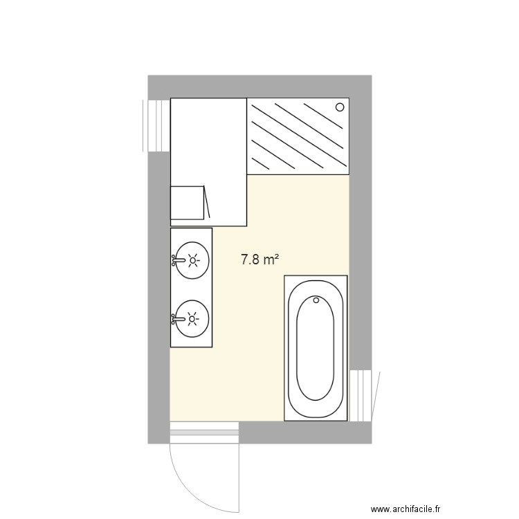 sdb - Plan dessiné par archisdb