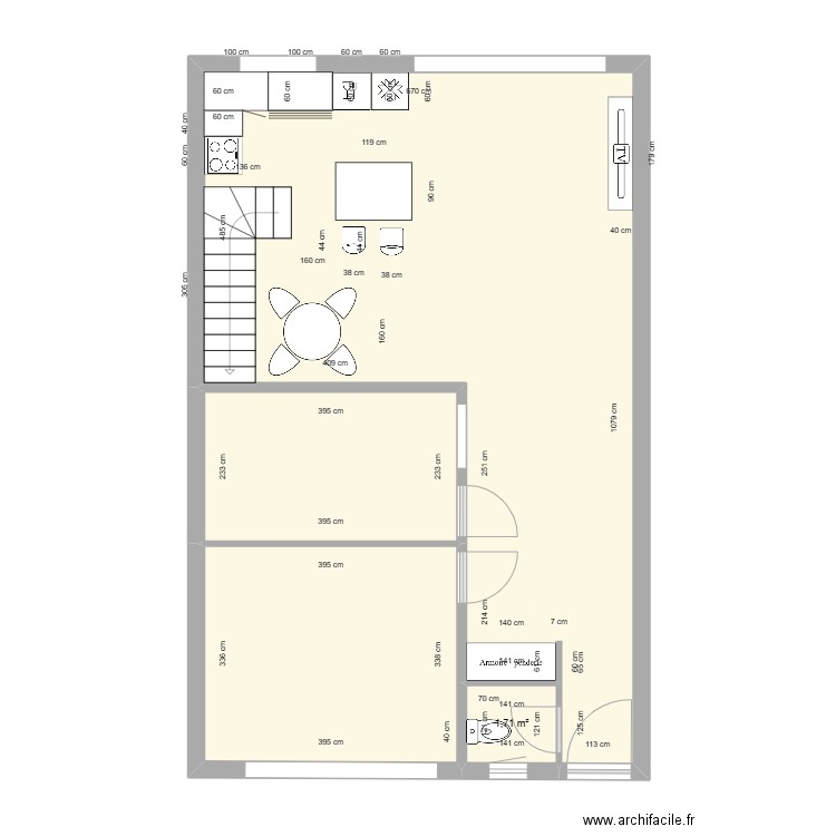 Plan PUPPI RDC projet. Plan de 0 pièce et 0 m2