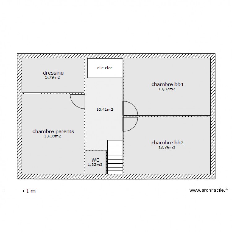 combles aménageables. Plan de 0 pièce et 0 m2