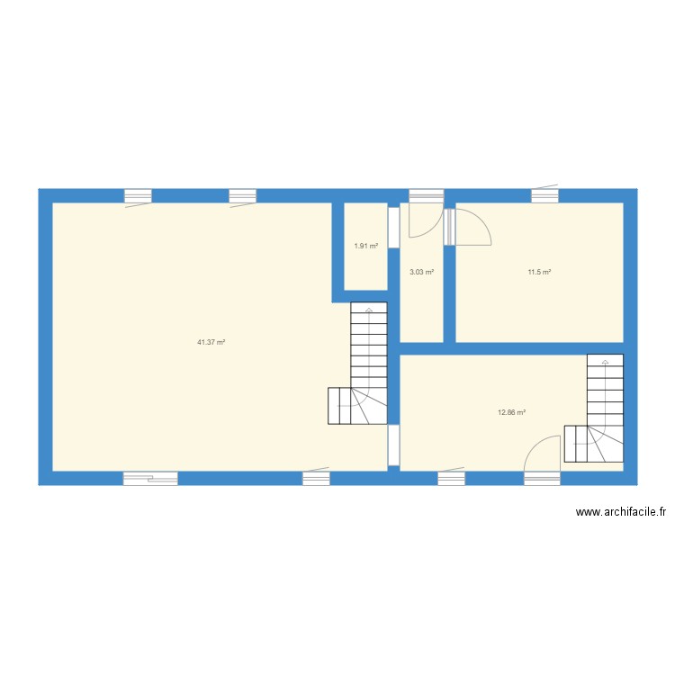 RDC PLEUMEULEC. Plan de 0 pièce et 0 m2