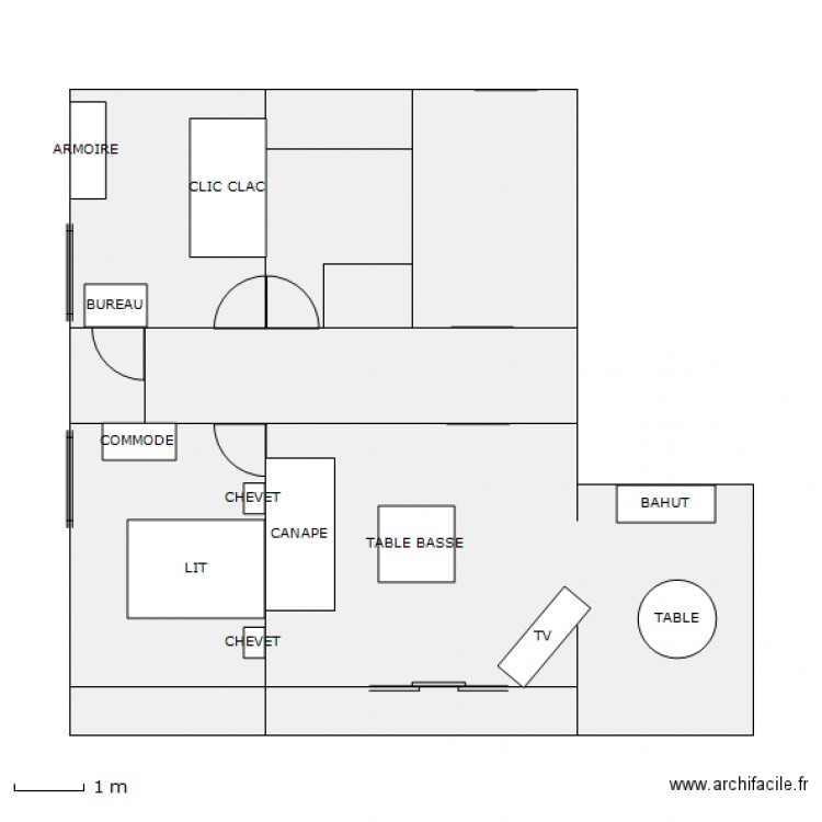 JUSSIEU. Plan de 0 pièce et 0 m2