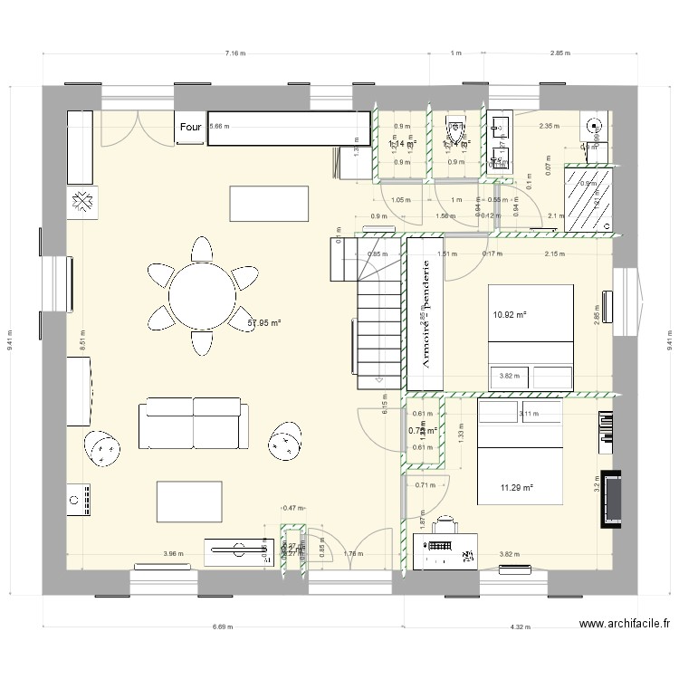 Grillon 1. Plan de 0 pièce et 0 m2