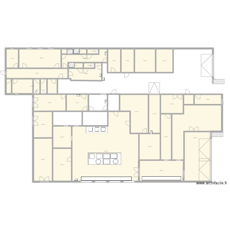 Cuisine Centrale. Plan de 0 pièce et 0 m2