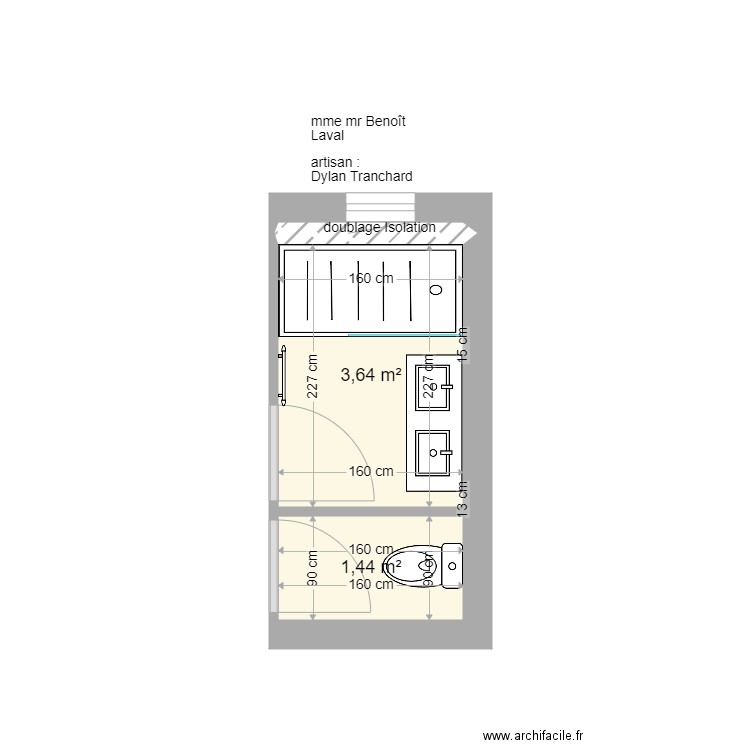 BENOIT LAVAL TRANCHARD. Plan de 0 pièce et 0 m2