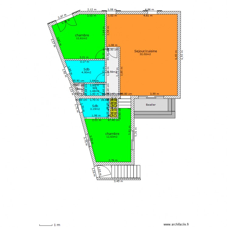 t3/1. Plan de 0 pièce et 0 m2