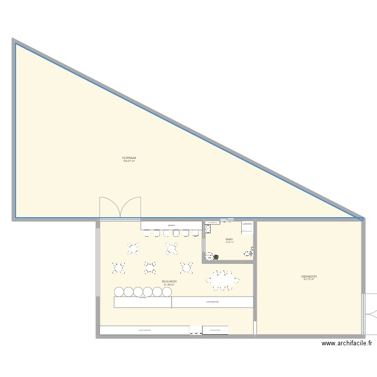 PAN DA PAN. Plan de 4 pièces et 314 m2