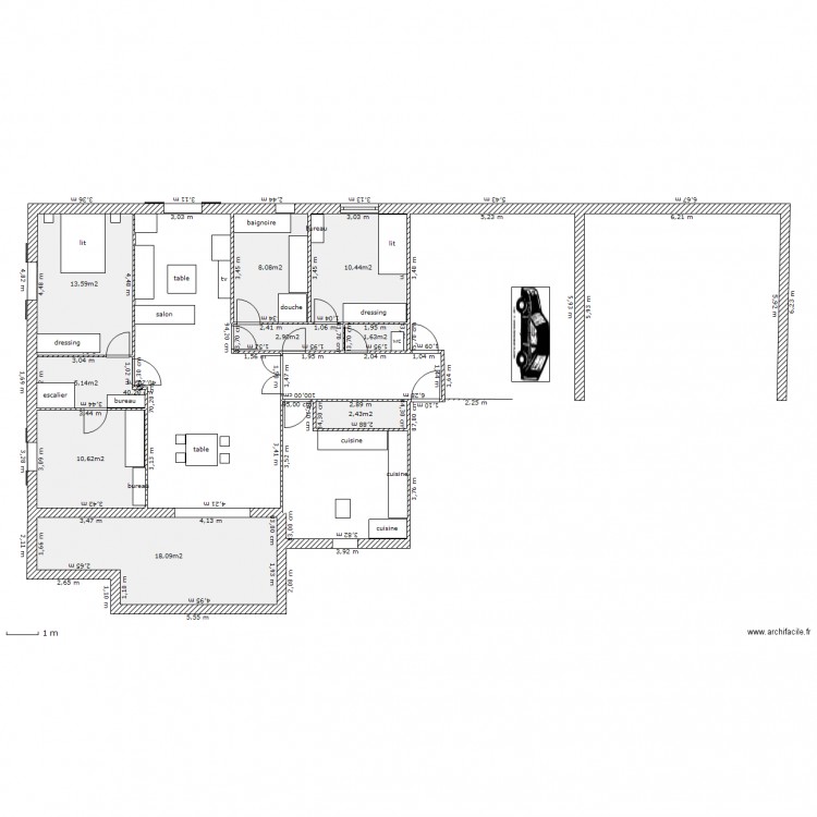 maison  RDC. Plan de 0 pièce et 0 m2