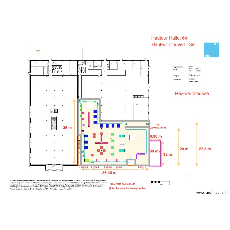 anciennement Miauton  18:00. Plan de 1 pièce et 969 m2