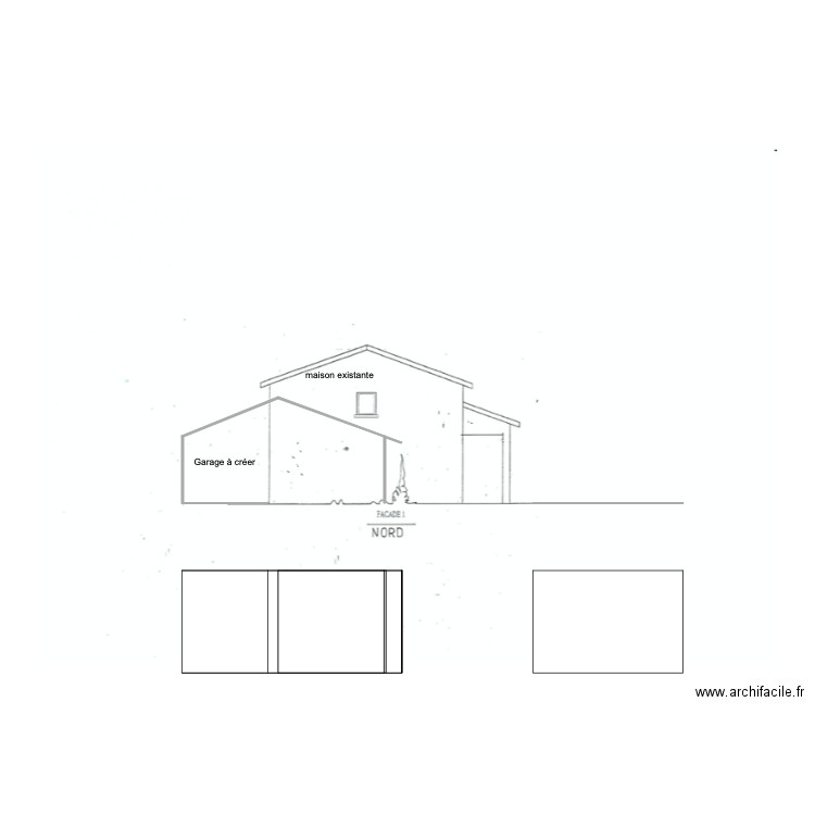 plan de coupe . Plan de 0 pièce et 0 m2