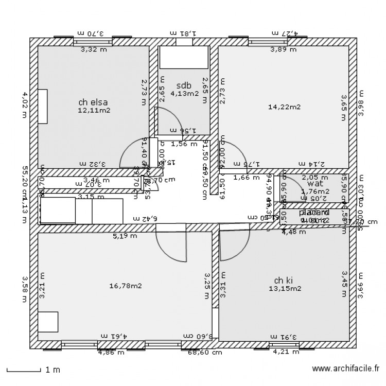 premier étage. Plan de 0 pièce et 0 m2