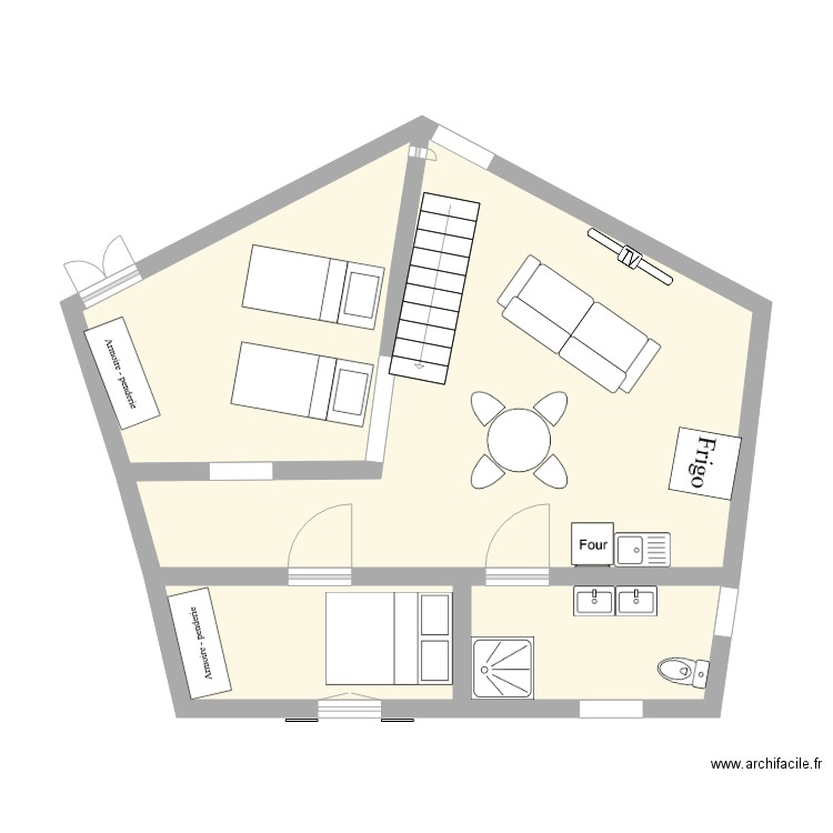 maison inspire origami. Plan de 0 pièce et 0 m2