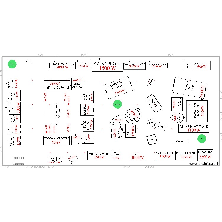 Plan PFJ FWB. Plan de 0 pièce et 0 m2