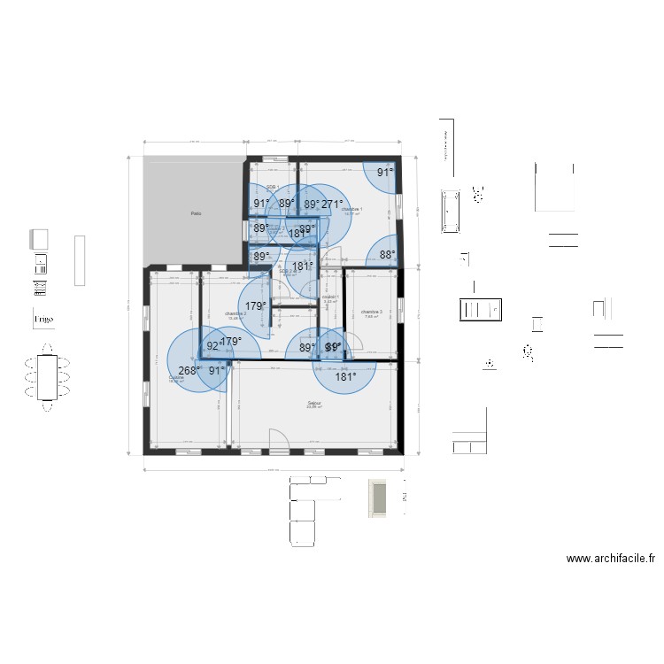 casitas 1 Marie Claudia bis. Plan de 0 pièce et 0 m2