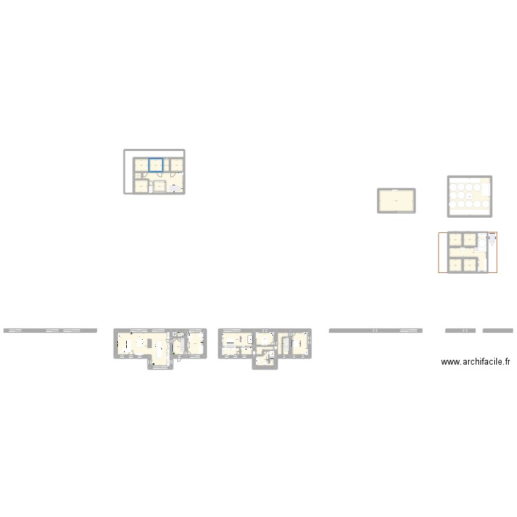 maison à rénover Boncelles. Plan de 27 pièces et 486 m2