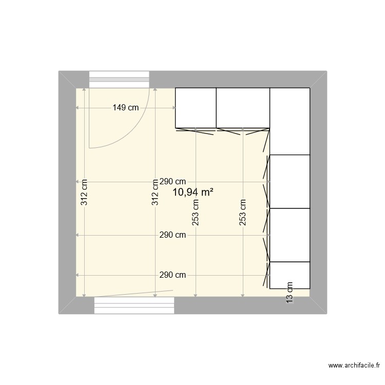 cuisine ctm. Plan de 0 pièce et 0 m2