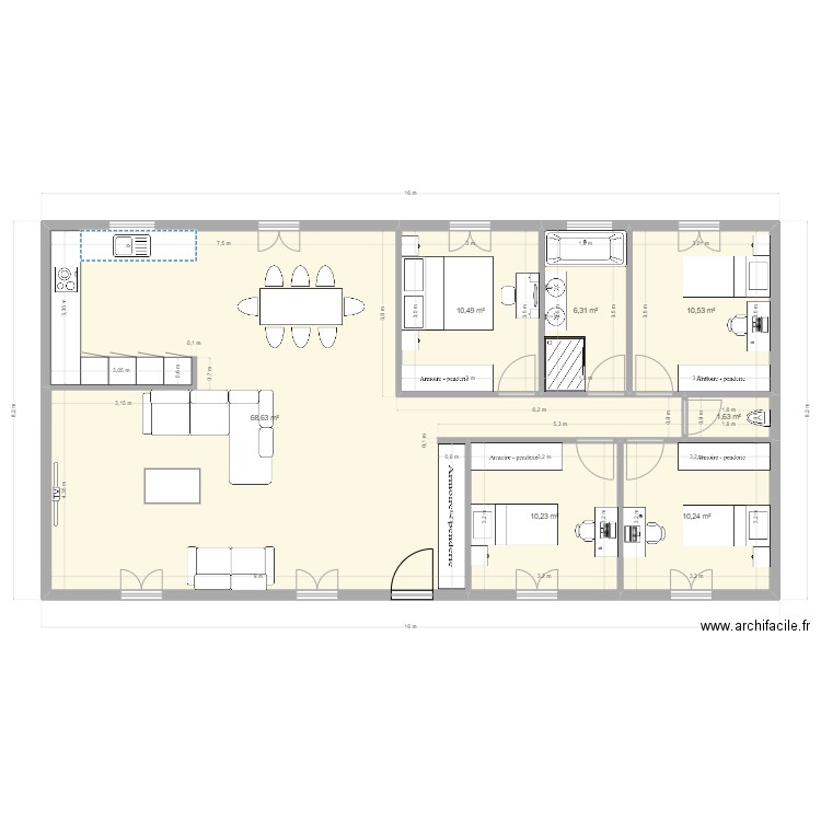 PLAN MAISON 2. Plan de 0 pièce et 0 m2