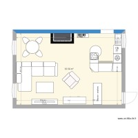 Plan Salon sans chambre