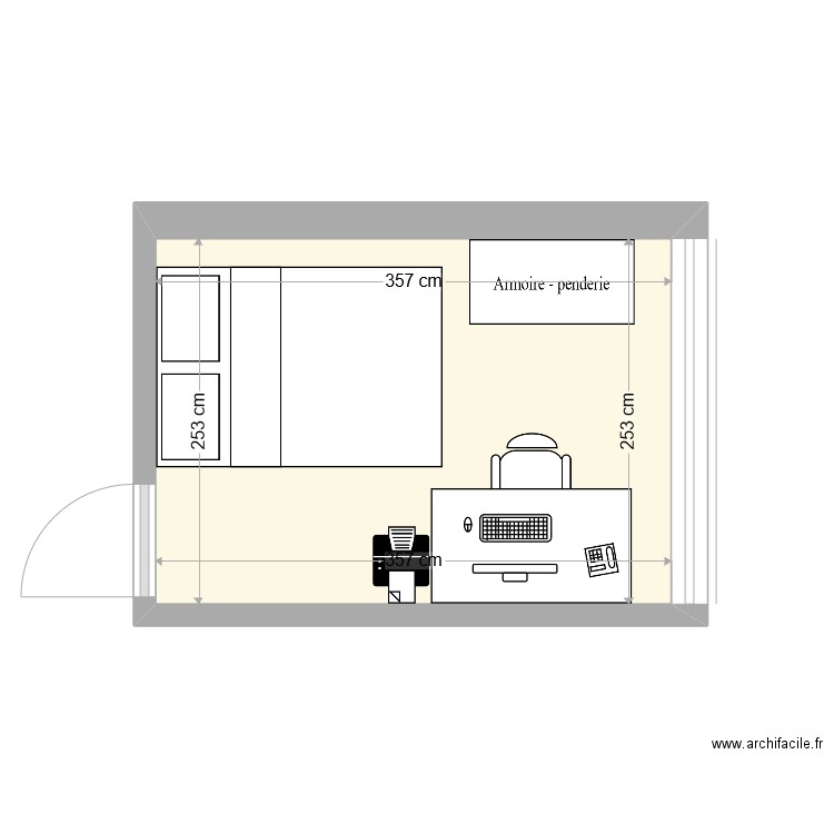 RUNGIS CHAMBRE1. Plan de 0 pièce et 0 m2