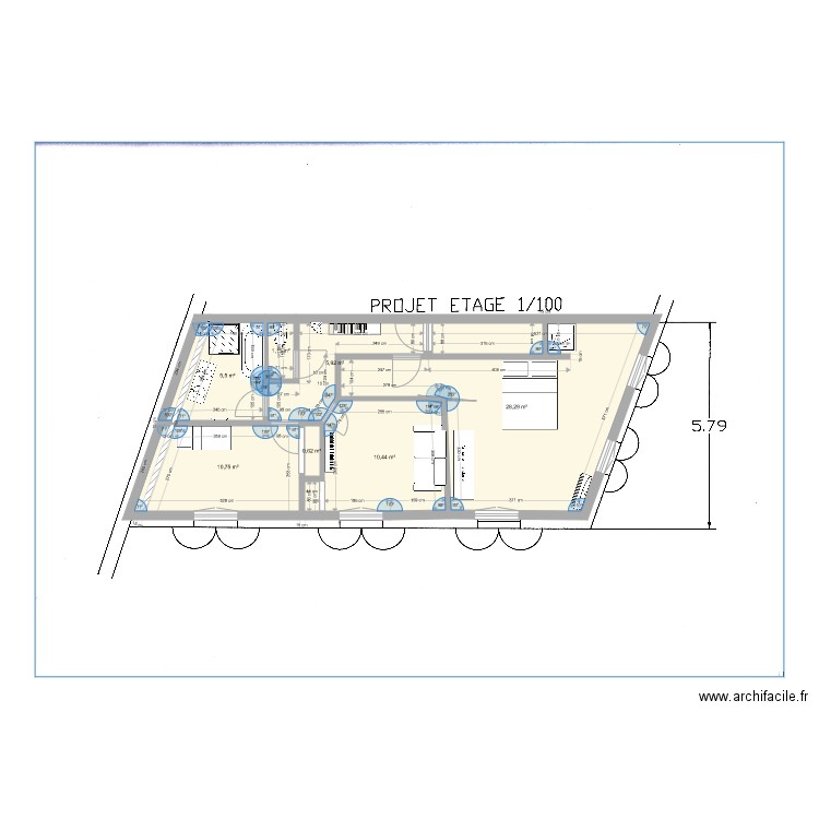 Plan etage valentin AlixV5. Plan de 0 pièce et 0 m2