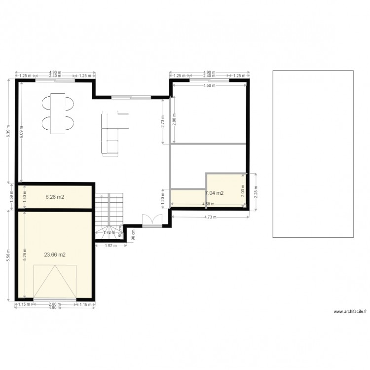 maison. Plan de 0 pièce et 0 m2