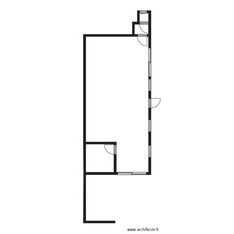 meneu. Plan de 19 pièces et 238 m2