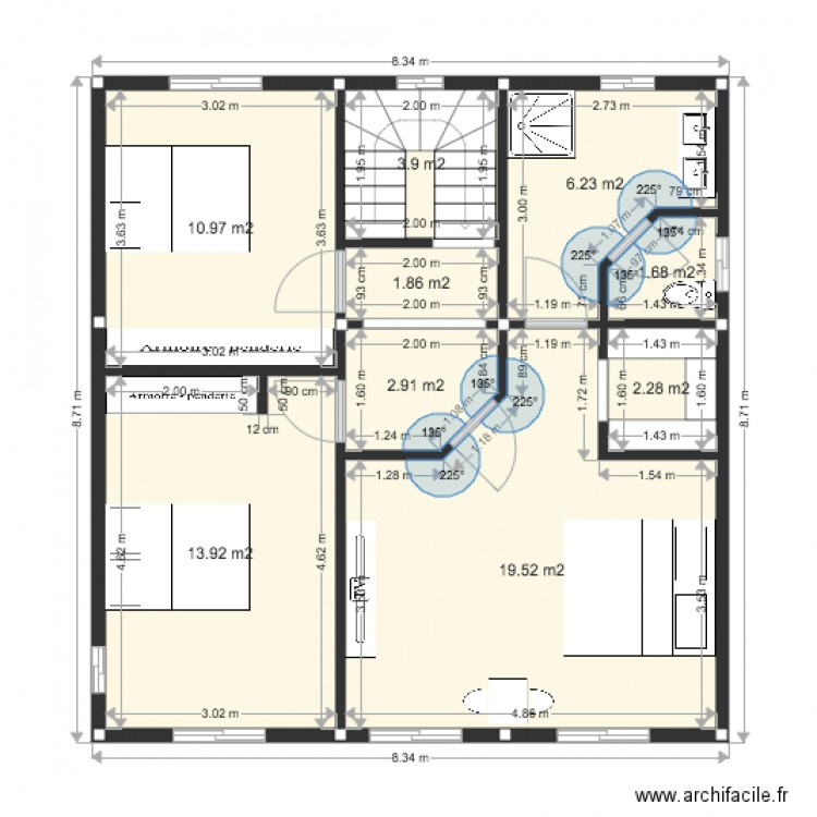 DUPLEX 1 nouveau. Plan de 0 pièce et 0 m2