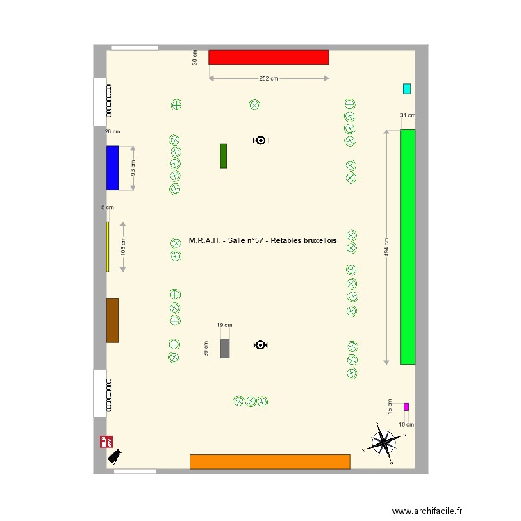 Musée Art et Histoire. Plan de 0 pièce et 0 m2