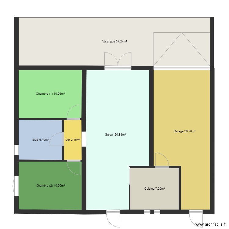 CARO 1. Plan de 0 pièce et 0 m2