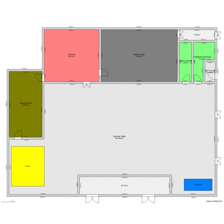 salle des fetes. Plan de 0 pièce et 0 m2