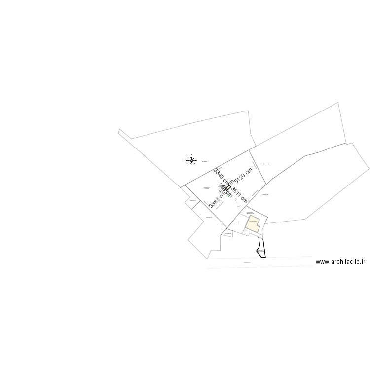 Plan de masse. Plan de 0 pièce et 0 m2