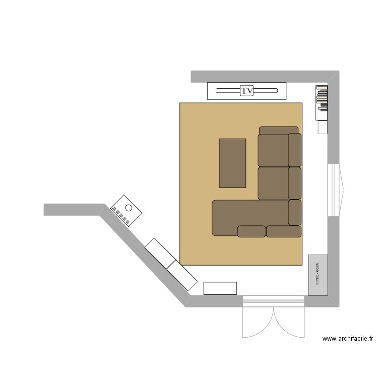 Salon. Plan de 0 pièce et 0 m2