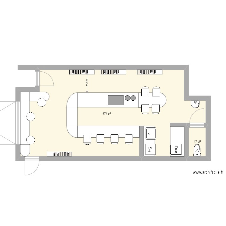 Castelneau. Plan de 0 pièce et 0 m2