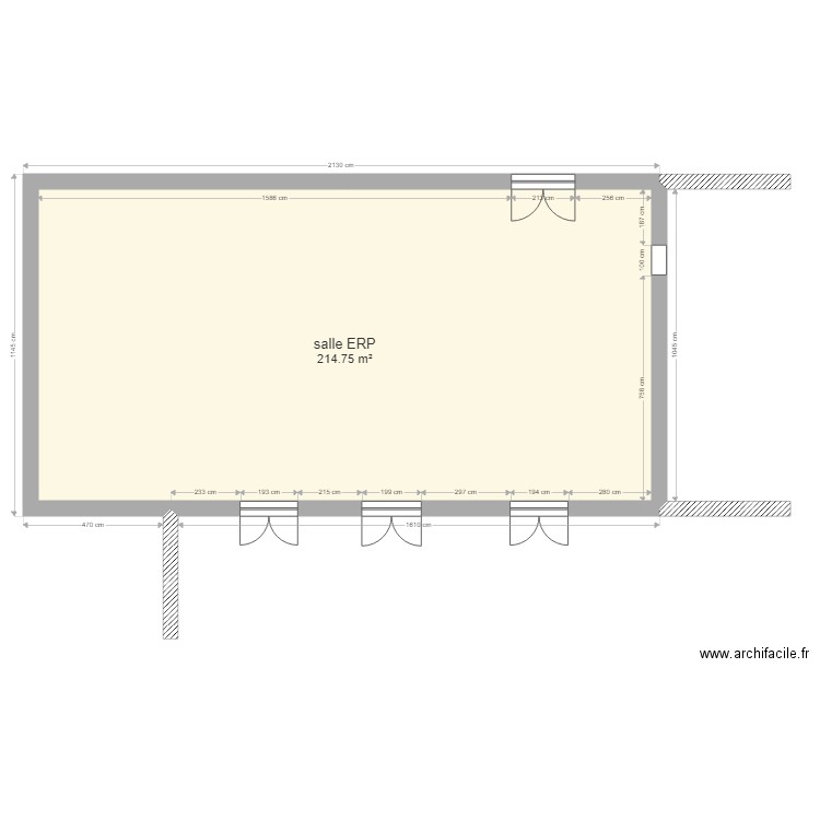 plan ERP. Plan de 0 pièce et 0 m2