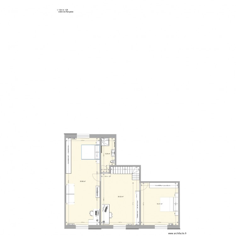 etage final 2610. Plan de 0 pièce et 0 m2