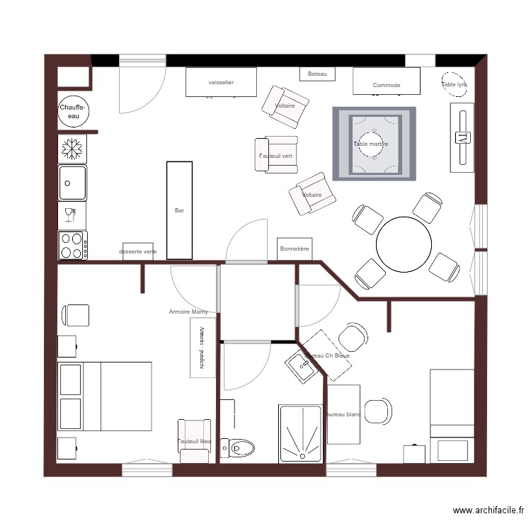 Massac Serans. Plan de 0 pièce et 0 m2