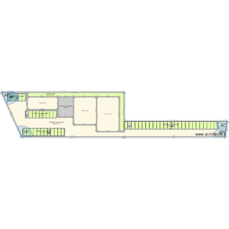 Plan duval 2. Plan de 10 pièces et 2997 m2