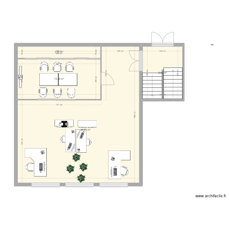 locaux eu Nord . Plan de 0 pièce et 0 m2