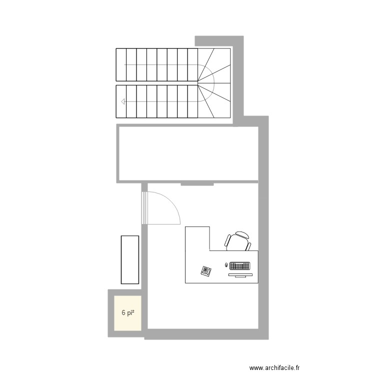 bureau cellier. Plan de 0 pièce et 0 m2