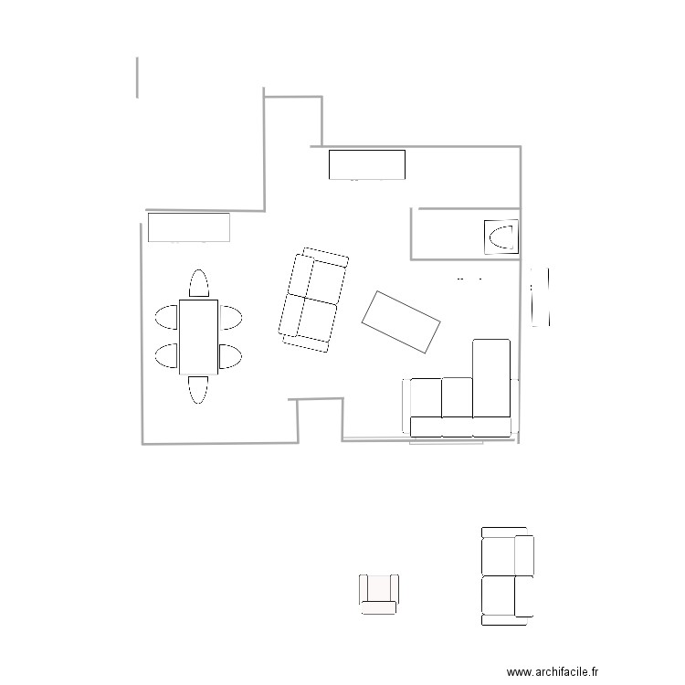 Salon 4. Plan de 0 pièce et 0 m2