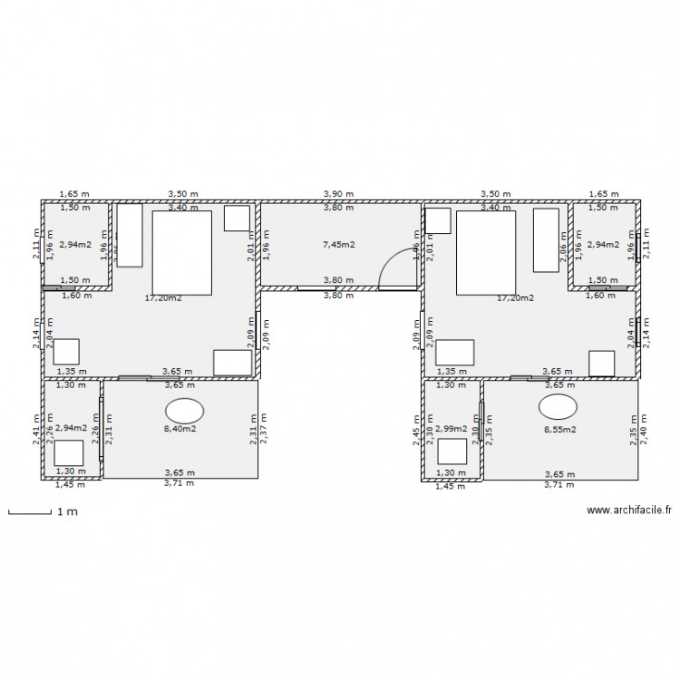 faux2. Plan de 0 pièce et 0 m2