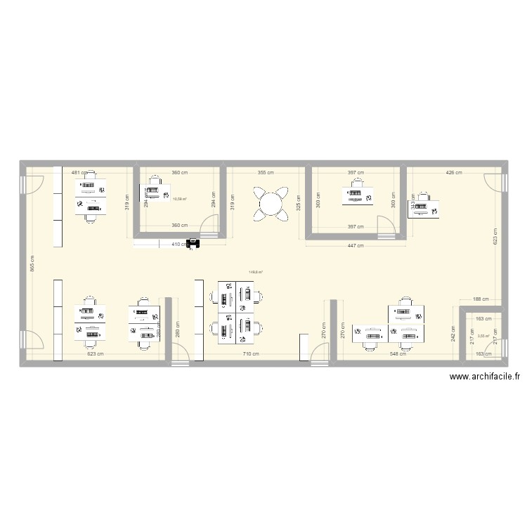 plan log ory. Plan de 4 pièces et 176 m2