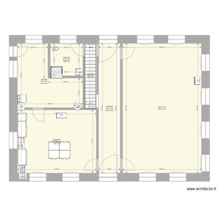 petite ecole . Plan de 0 pièce et 0 m2