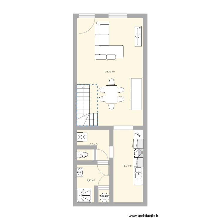 st folquin mich. Plan de 0 pièce et 0 m2