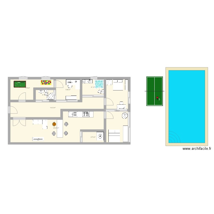 Xènia i Helena. Plan de 0 pièce et 0 m2